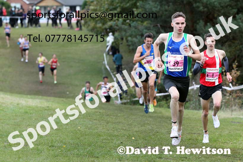 Senior mens 2021 National Cross Country Relays, Berry Hill Park, Mansfield. Photo: David T. Hewitson/Sports for All Pics